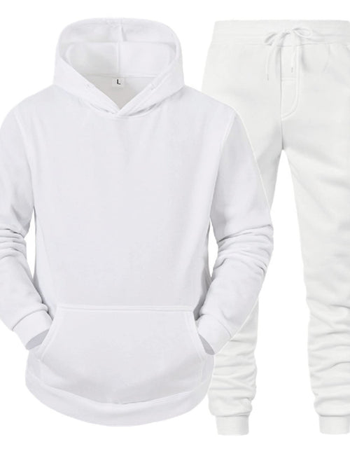 Load image into Gallery viewer, Men Sport Tracksuits 2 Piece Jogging Suits Sets Pullover Hoodies Athletic Jogging Sweatsuits Sports Long Sleeve Set
