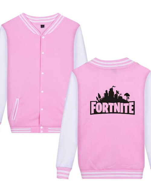Load image into Gallery viewer, Fortnite Loose Fit Baseball Jacket
