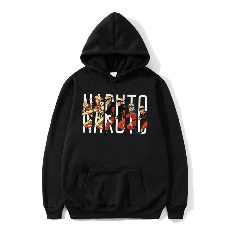 Printed Autumn Winter Hoodie - Naruto Uchiha Design