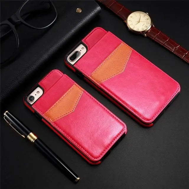 Vertical Flip Wallet Case