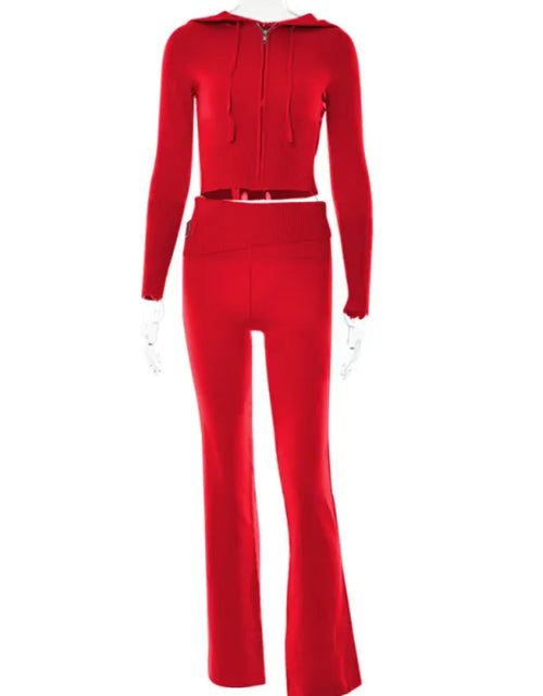 Load image into Gallery viewer, Fashion High Waist Two-piece Suit
