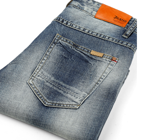 Men's High-Waisted Ripped Cotton Denim Shorts