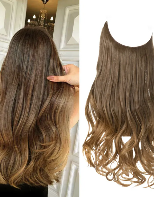 Load image into Gallery viewer, Long Curly Synthetic Wig – Heat-Resistant Fiber
