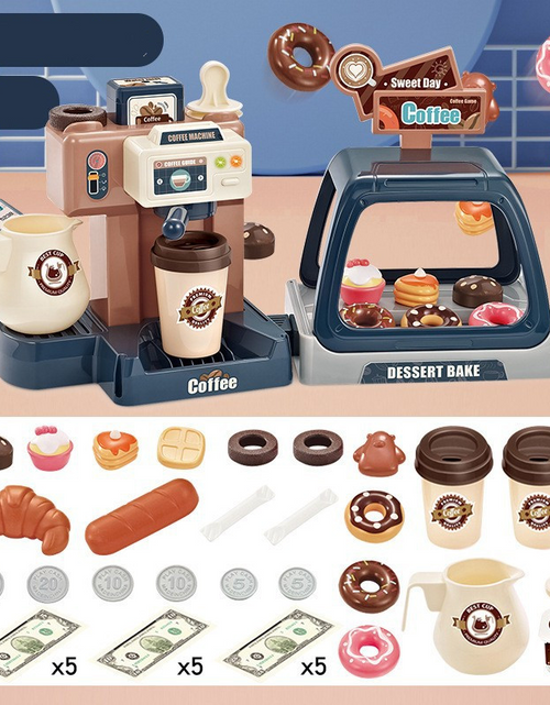 Load image into Gallery viewer, Kids Coffee &amp; Candy Machine Toy with Lights &amp; Sound
