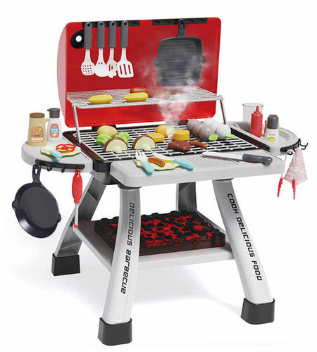 Children's Simulation Kitchen Cooking Spray Barbecue Table Toy Suit