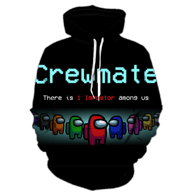 Among Us 3D Printed Casual Hoodie for Men and Women
