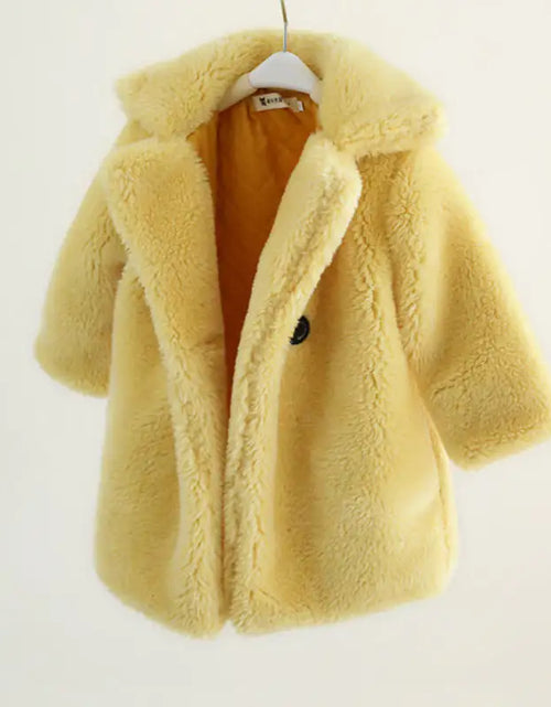 Load image into Gallery viewer, Big Kids Fur Coat In Autumn And Winter Coat
