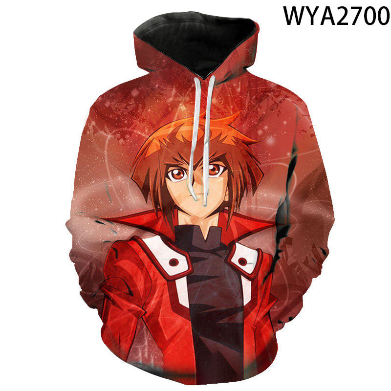 3D Digital Print Yu-Gi-Oh Hooded Sweatshirt (Unisex)
