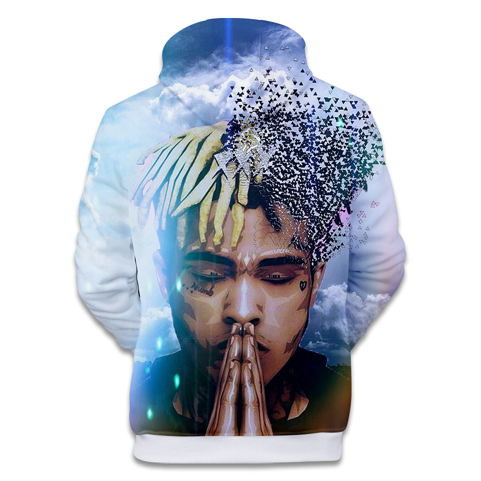 3D Digital Printed Hooded Sweatshirt