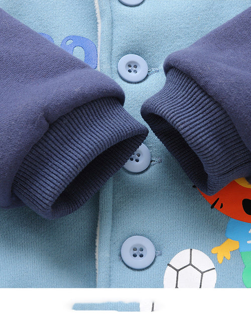 Load image into Gallery viewer, Baby Fleece Hooded Jacket for Boys and Girls Winter
