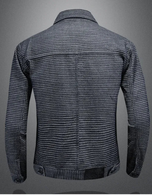 Load image into Gallery viewer, Men's Casual Denim Motorcycle Jacket
