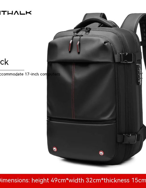 Load image into Gallery viewer, Multifunction Computer Bag Vacuum Compression Travel Backpack
