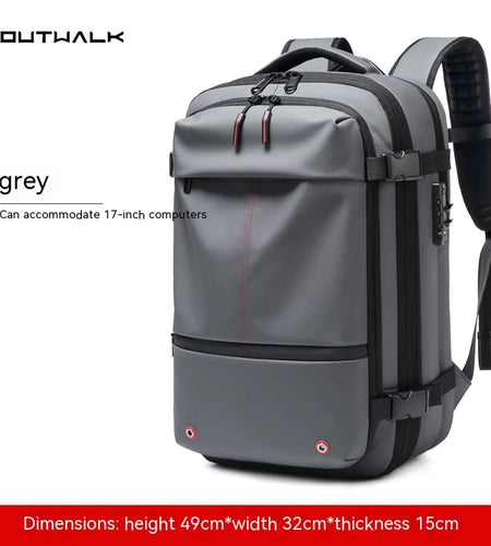 Multifunction Computer Bag Vacuum Compression Travel Backpack