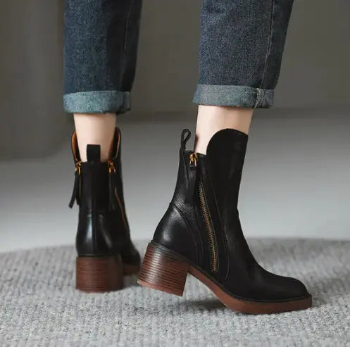 High Heel Ankle Boots