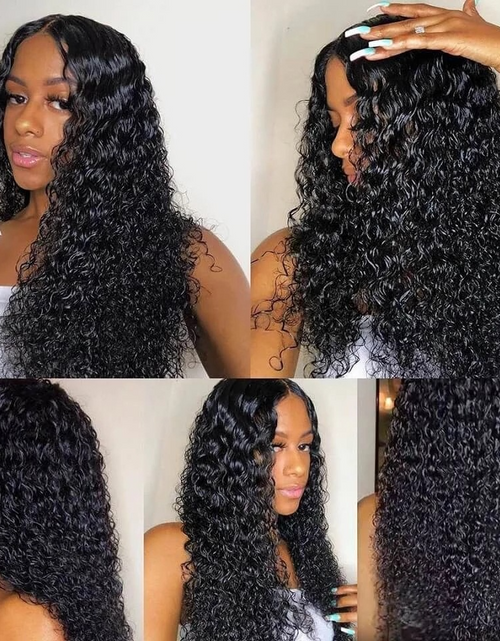 Load image into Gallery viewer, Black Lace Long Curly Wig – Heat-Resistant Synthetic
