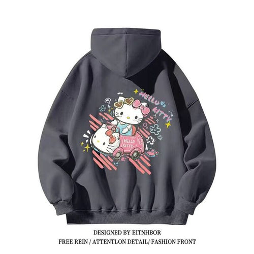 Load image into Gallery viewer, Hello Kitty Sanrio Hoodies for Boys and Girls, Y2K Style
