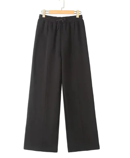 Load image into Gallery viewer, Zipper Bomber Jacket &amp; High Waist Flannel Pants Set
