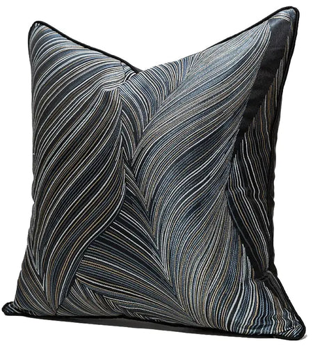 Black Embroidered Cushion Cover