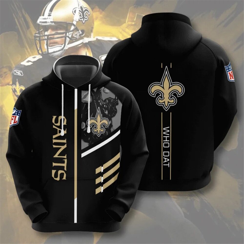 Men's NFL 3D Digital Print Hoodie - Loose Fit