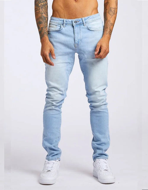 Load image into Gallery viewer, Men's Slim Fit High Waist Jeans
