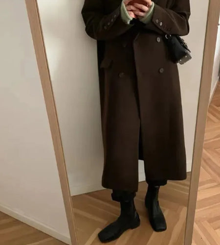 Campus Chic Wool Coat