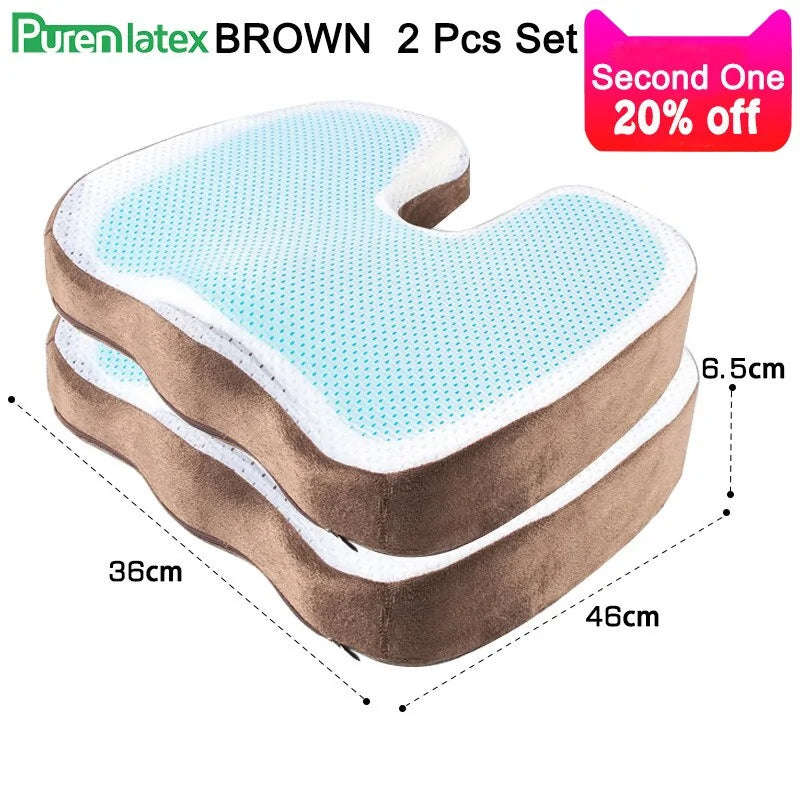 U Shape Silicone Gel Cushion Memory Foam Pillow