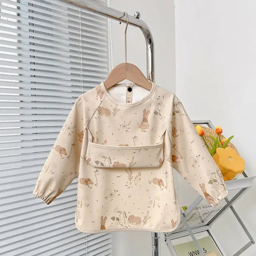 Load image into Gallery viewer, Cute Baby Bibs Toddler Long Sleeve Apron
