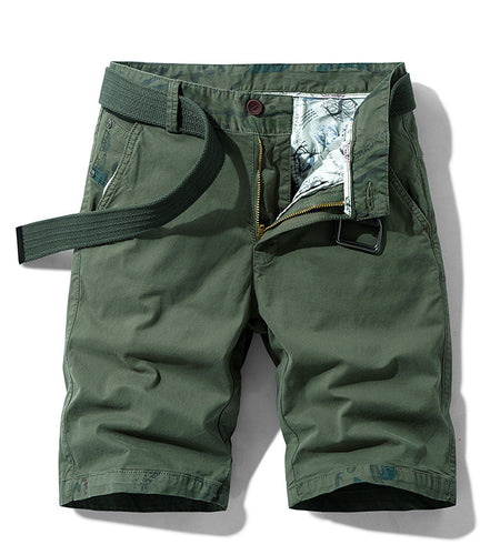 Men's Casual Loose Fit Five-Point Shorts Overalls