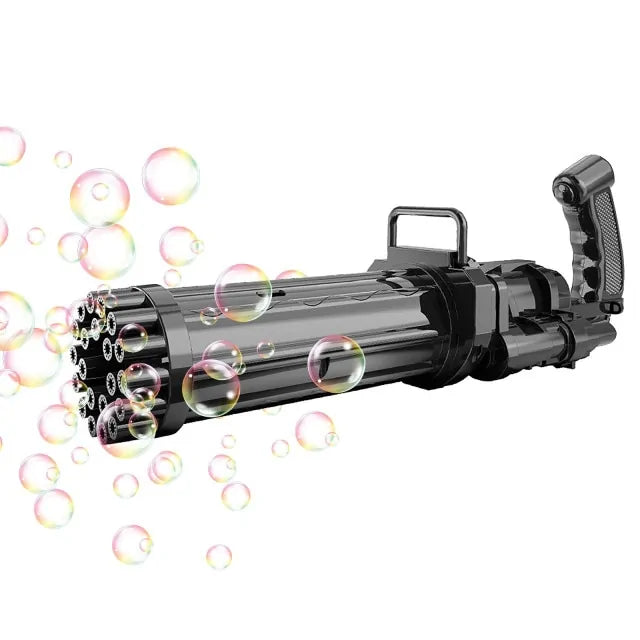 21 Holes Large Kids Gatling Bubble Gun Toys