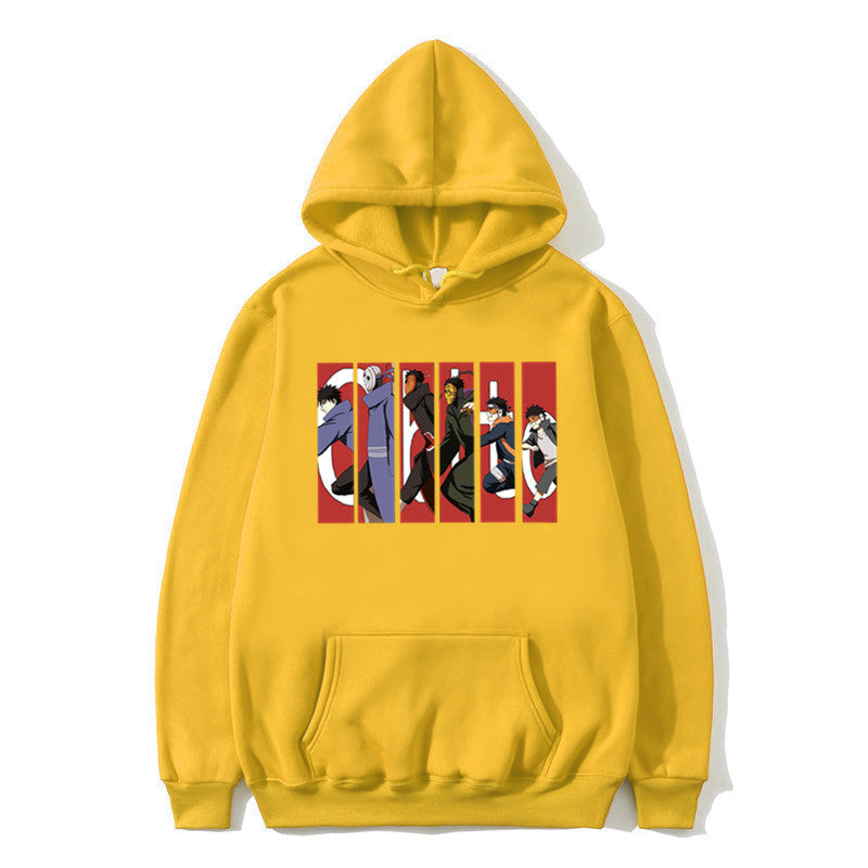Printed Autumn Winter Hoodie - Naruto Uchiha Design