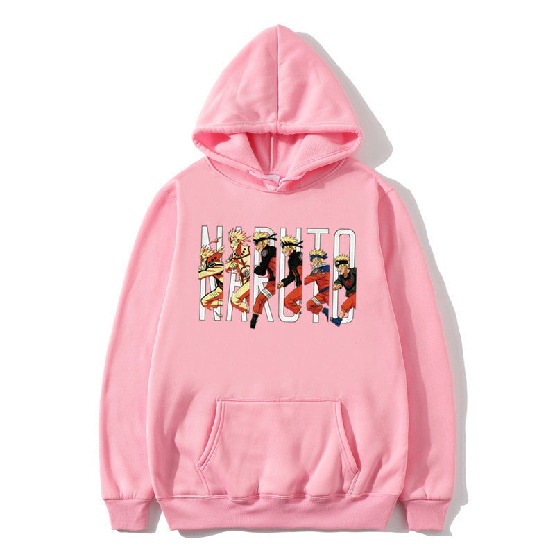 Printed Autumn Winter Hoodie - Naruto Uchiha Design