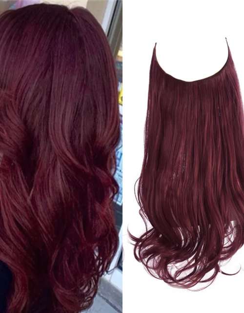 Load image into Gallery viewer, Long Curly Synthetic Wig – Heat-Resistant Fiber
