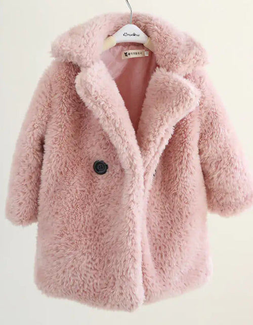 Load image into Gallery viewer, Big Kids Fur Coat In Autumn And Winter Coat
