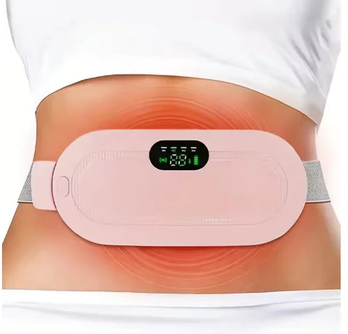 Load image into Gallery viewer, Menstrual Heating Pad Smart Warm Belt Relief Waist Pain Cramps Vibrating Abdominal Massager Electric Waist Belt Device
