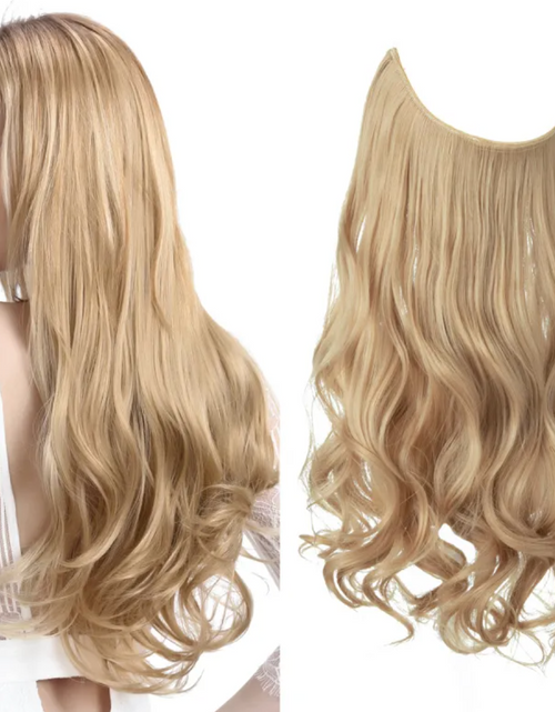 Load image into Gallery viewer, Long Curly Synthetic Wig – Heat-Resistant Fiber

