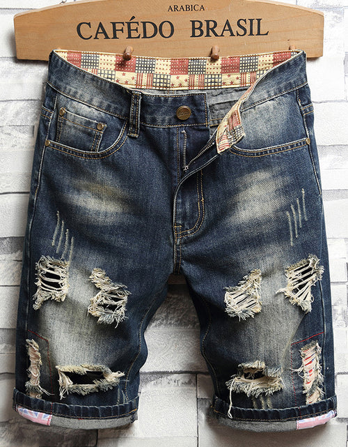 Load image into Gallery viewer, Men's Trendy Loose-Fit Five-Point Pants
