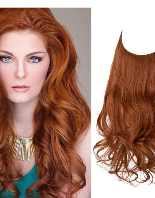 Load image into Gallery viewer, Long Curly Synthetic Wig – Heat-Resistant Fiber
