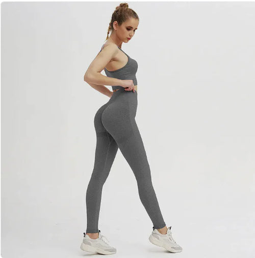 Load image into Gallery viewer, Peach Fit Yoga Pants
