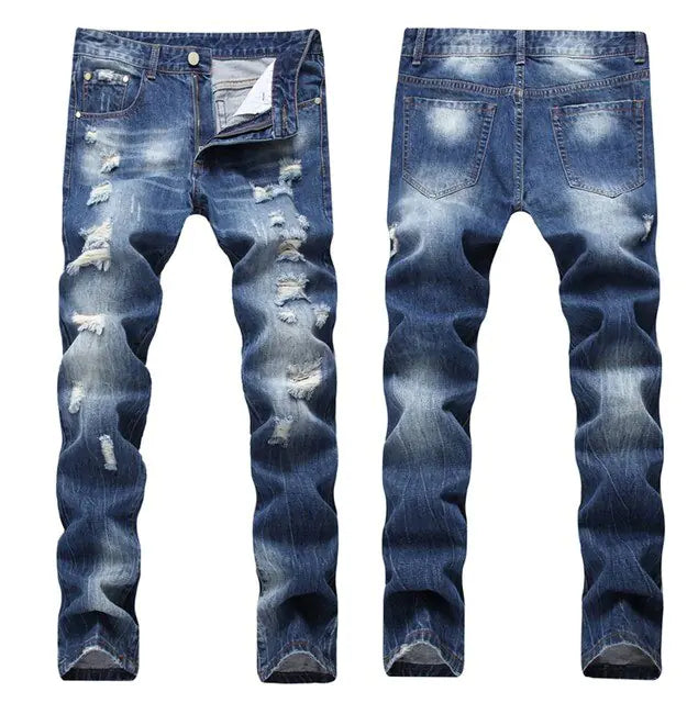 Trendsetter Slim Fit Ripped Jeans