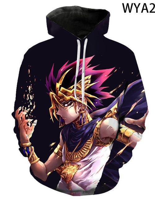 Load image into Gallery viewer, 3D Digital Print Yu-Gi-Oh Hooded Sweatshirt (Unisex)

