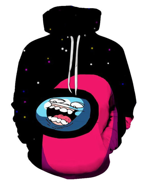 Load image into Gallery viewer, "New Fashion Among Us Hoodie with 3D Digital Print"
