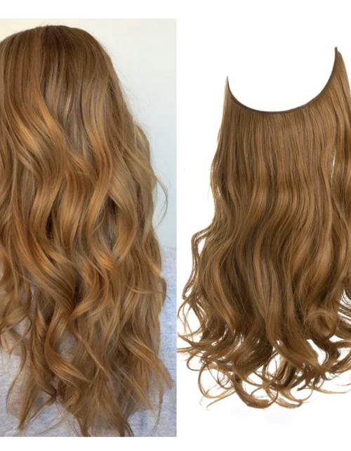 Load image into Gallery viewer, Long Curly Synthetic Wig – Heat-Resistant Fiber
