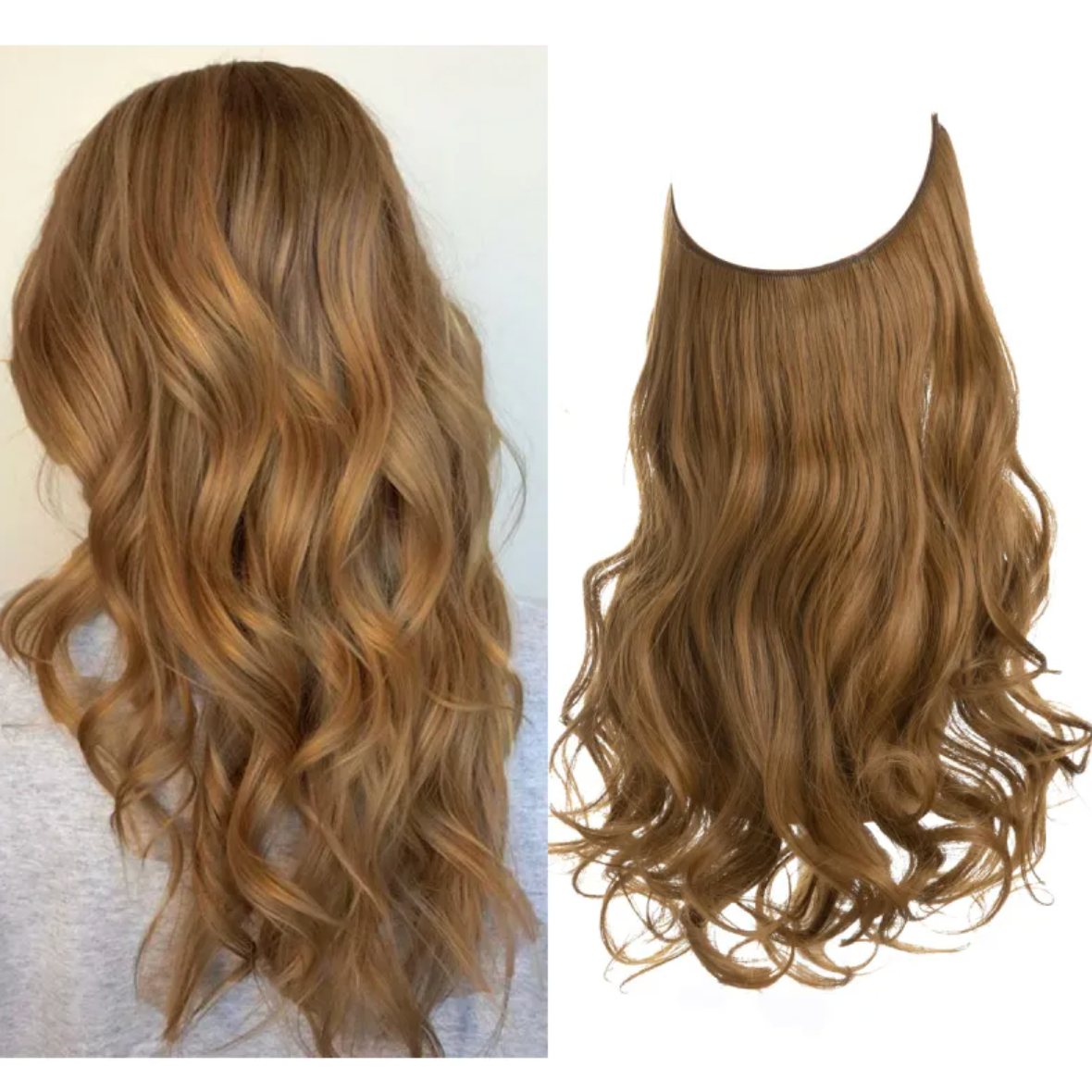 Long Curly Synthetic Wig – Heat-Resistant Fiber
