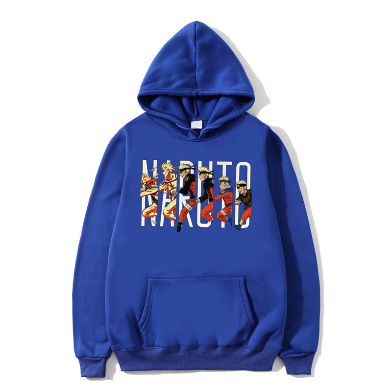 Printed Autumn Winter Hoodie - Naruto Uchiha Design