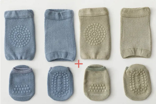 Load image into Gallery viewer, Baby Anti-Fall Knee Pad Crawling Suit – Soft &amp; Protective
