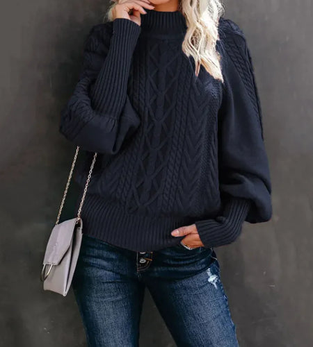 Women's New Style Medium Neck Sweater