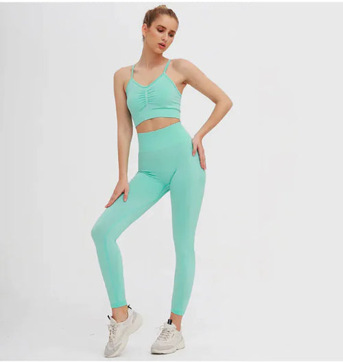 Load image into Gallery viewer, Peach Fit Yoga Pants
