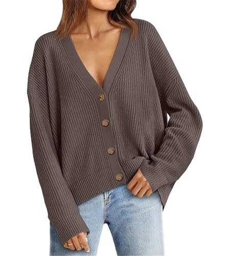Women's Lightweight Button Cardigan