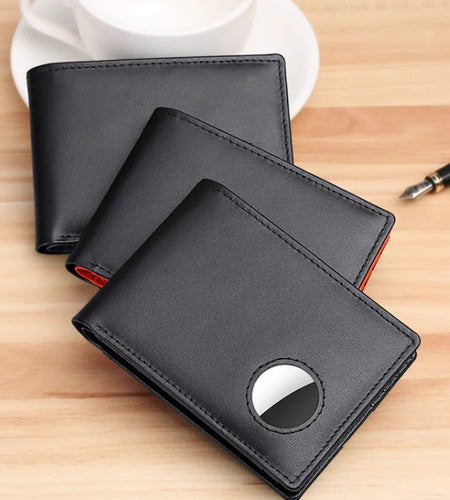 Men's Leather Tracker Wallet