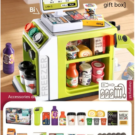 Kids’ Vending Machine & Cash Register Play Set